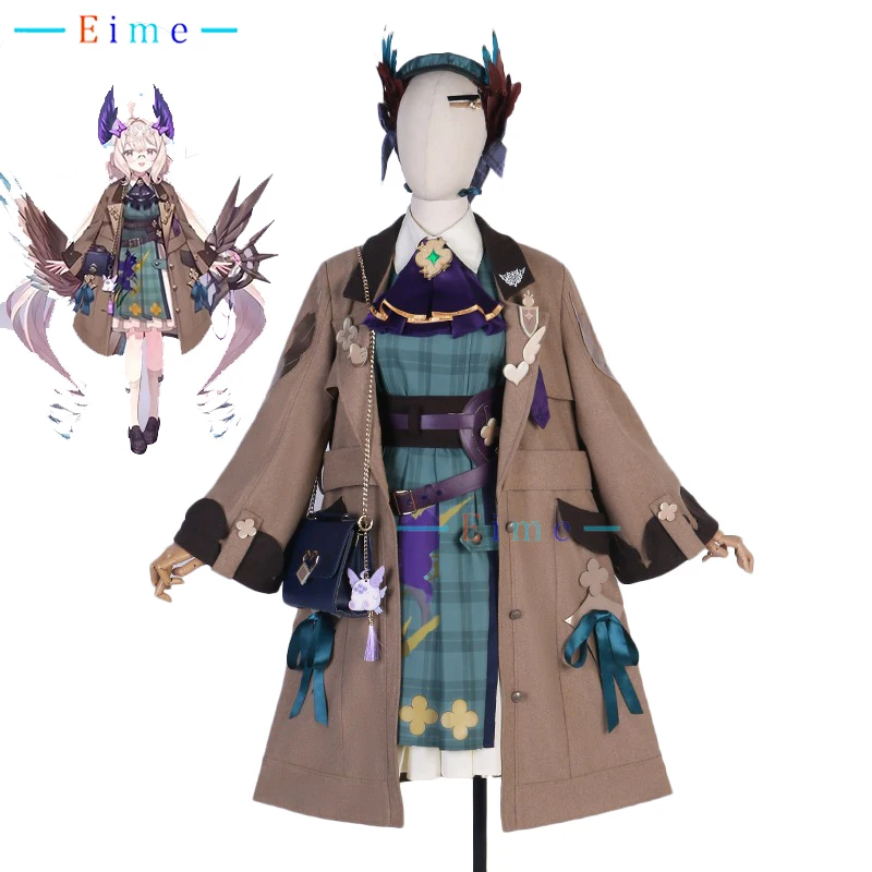 

Enna Alouette Winter Dress Cosplay Costume Vtuber Party Suit Anime Clothing Halloween Carnival Uniforms Custom Made