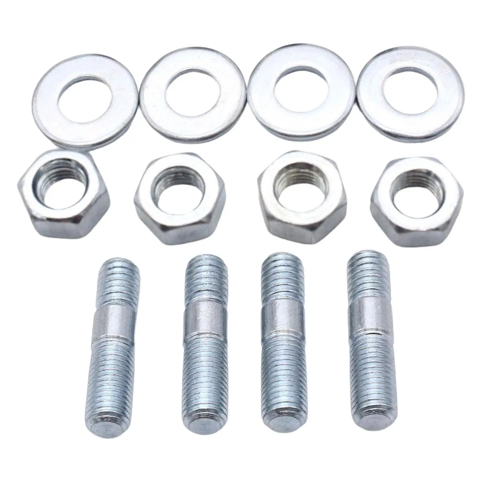 

Carburetor Stud Kit 1 3/8 inch Carb Studs Kit Carburetor Spacer Stud Kit Metal for Vehicle Parts Spare Parts Replacement