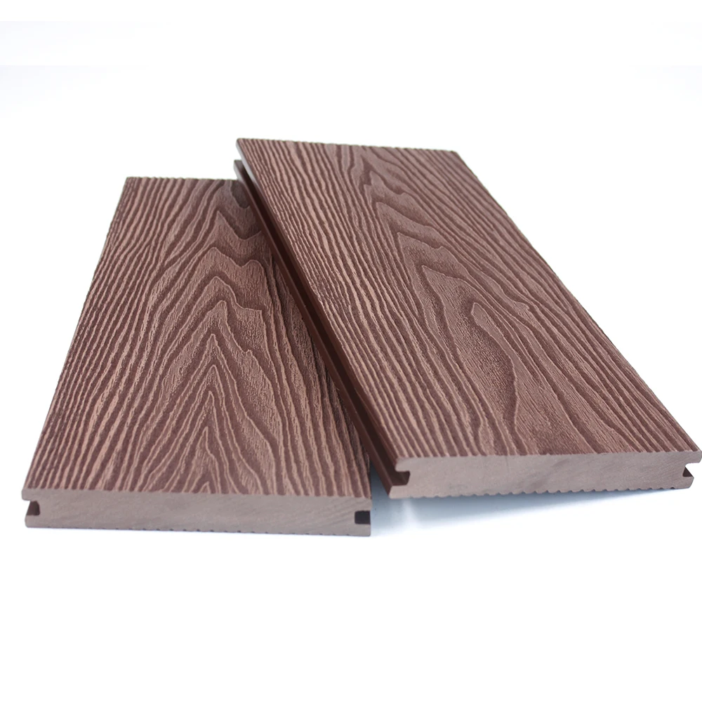 Composite Decking WPC Flooring Outdoor Waterproof Wood Plastic Board Garden Yard Patio Backyard Pool Balcony Terrace Privacy