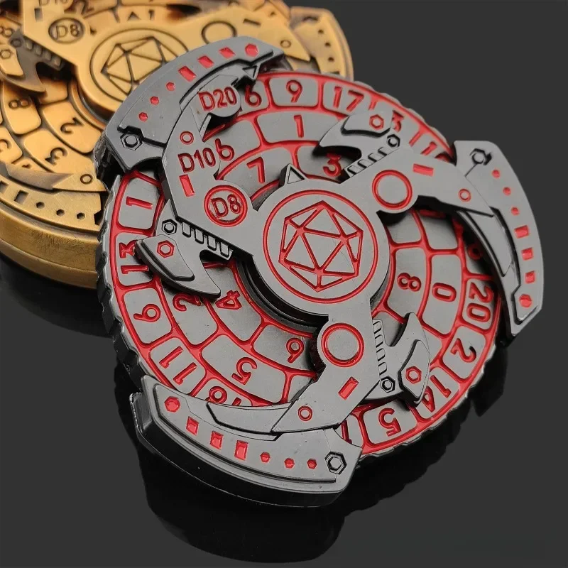 Boussole en métal Fidget Spinner Antistresse dés toupie soulager le Stress jouet rouleau à main Punnk Gyro Cool choses adultes