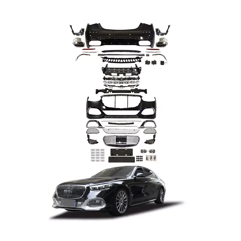 W223 Look CAR BODY KITS Parts for Mercedes Benz S-class W223 2021-UP Sport Version Complete Front and Rear Kit