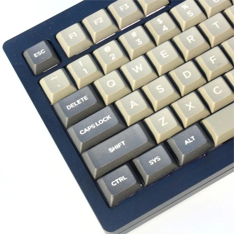 130 Keys Minimalist Gray DSA Keycaps For Cherry MX Switch Mechanical keyboard PBT low profile Keycap Custom DSA profile key Caps