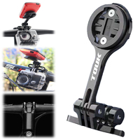 Bicycle Stopwatch Bracket Aluminum Alloy Bike Stem Extension Computer Mount Gopro Speedometer Mount for Garmin Bryton Mount Base