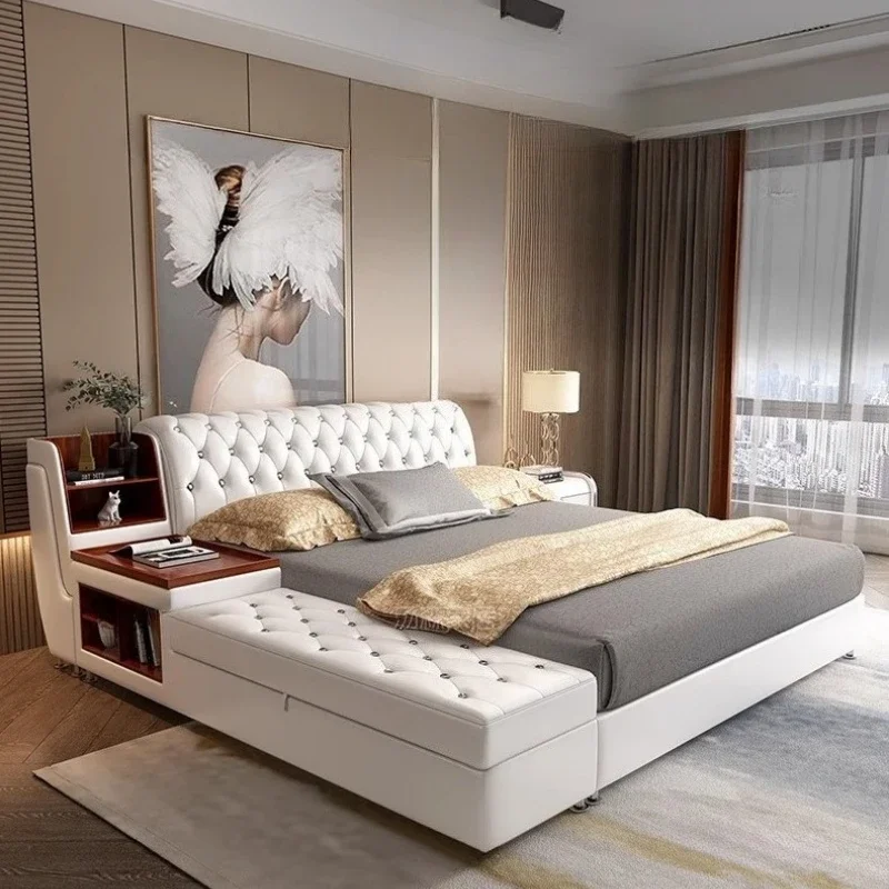 Storage Design Massage Bed Simple European Multifunctional Massage Bed Human Dog Double Letto Matrimoniale Unique Furniture