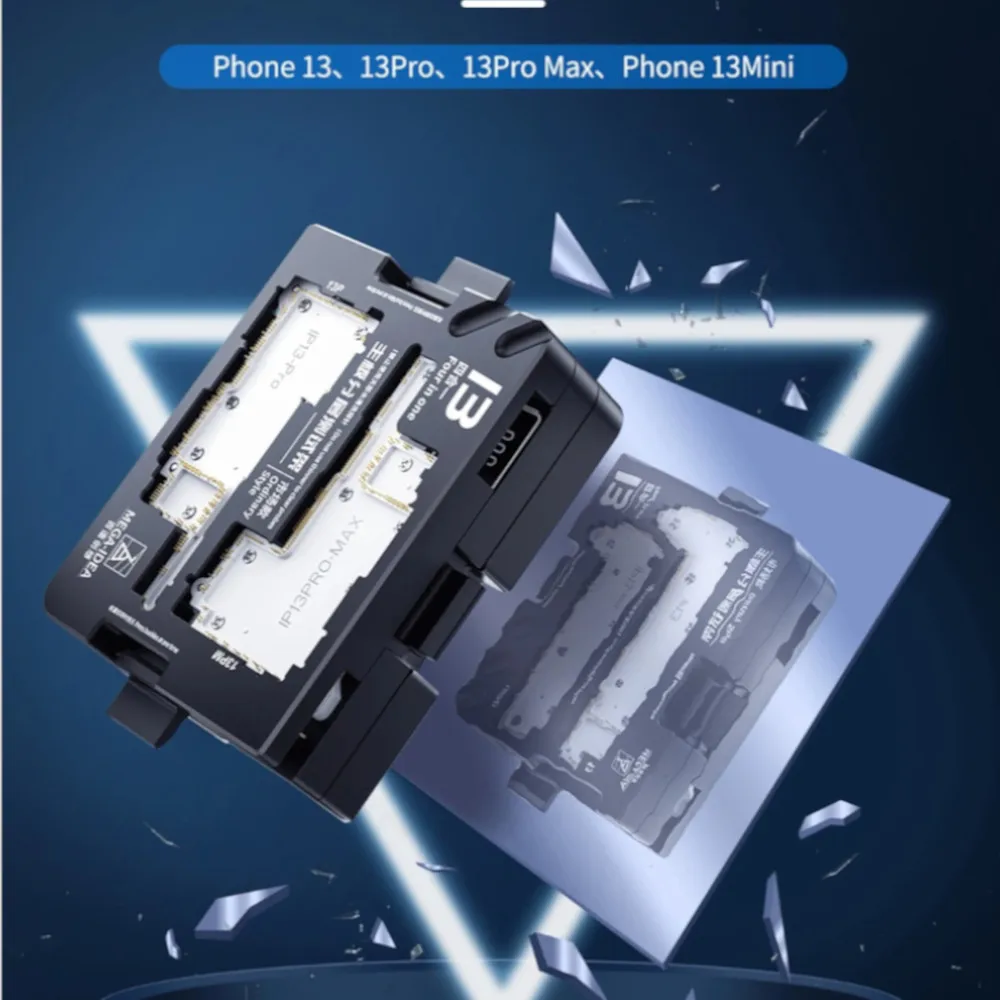 Qianli ISocket 4-in-1 Mega-iDea Motherboard Layered Testing Frame for IPhone 12/12Mini/12Pro/12ProMax Testing Repair Fixture