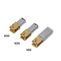 Micro Mini 050 N30 N20 7-Shape Metal Gearbox Worm Gear Motor DC 3V 5V 6V 9V 12V Slow Speed Large Torque DIY Toy Model Car Robot