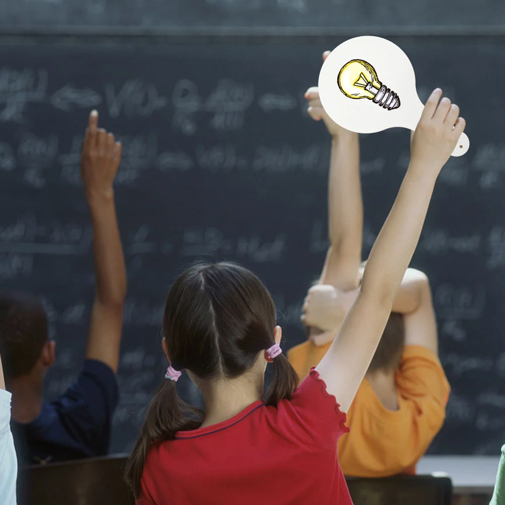 White Board Hand in Holding Sign Mini Whiteboard Schoolbenodigdheden Draagbare houten handvat Boards Student