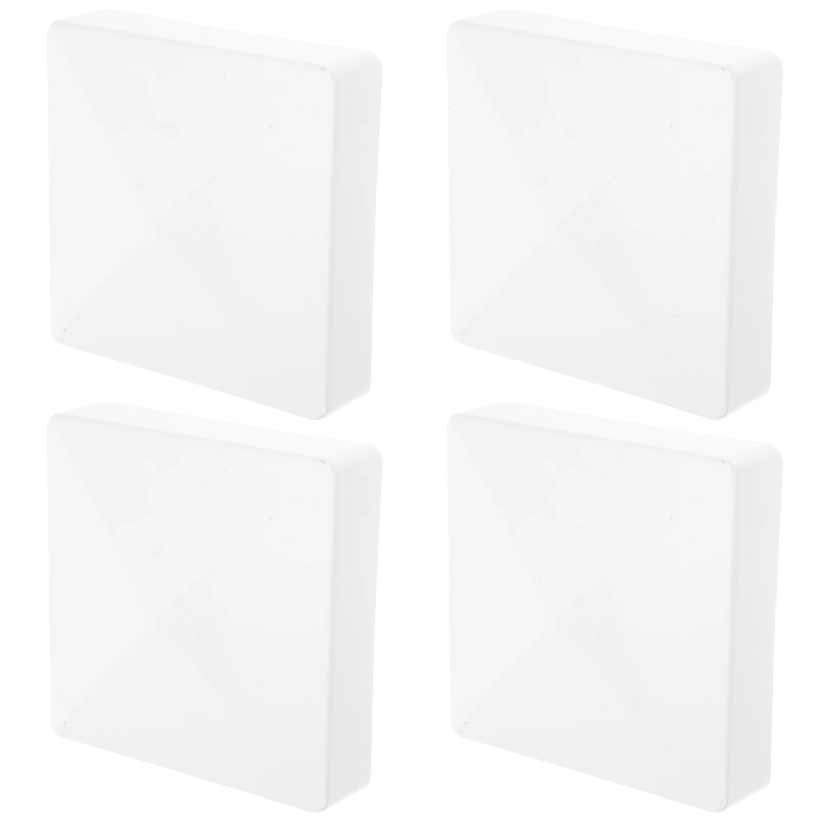 

4Pcs Fence Post Caps Waterproof PVC Outdoor Protective Covers for Deck Piling Mailbox Lamp Post Fence