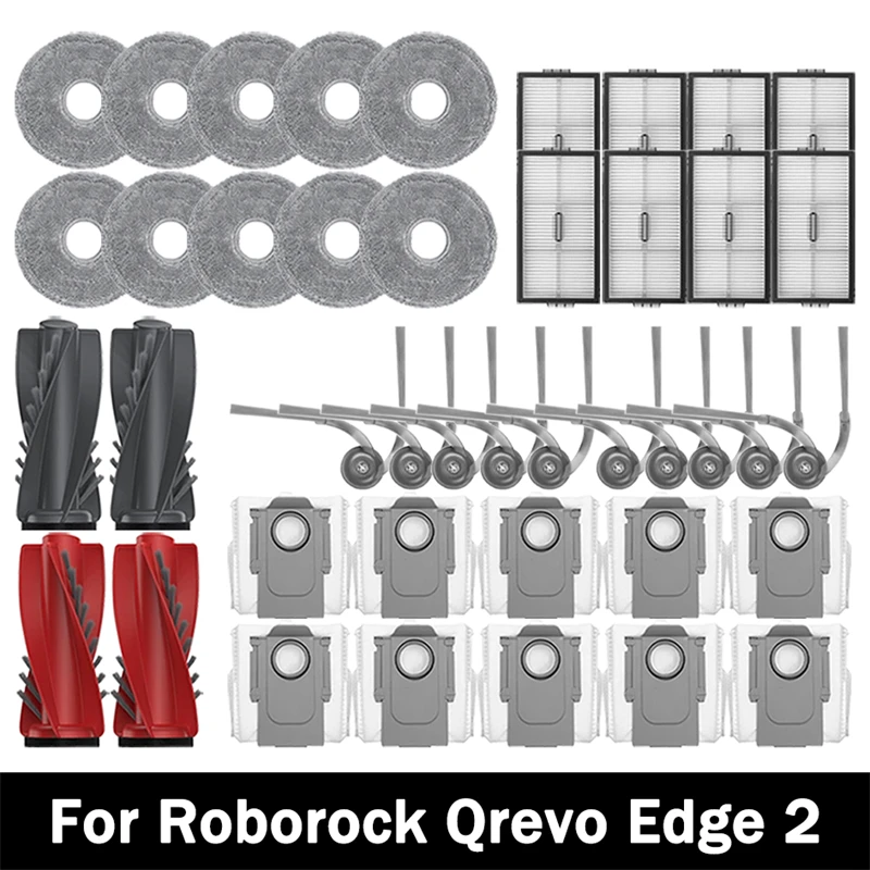 �y�Z�[�����zRoborock Qrevo �G�b�W 2 ���{�b�g�|���@�A�N�Z�T���[���C���T�C�h�u���V���b�v�z Hepa �t�B���^�[�_�X�g�o�b�O�X�y�A�p�[�c
