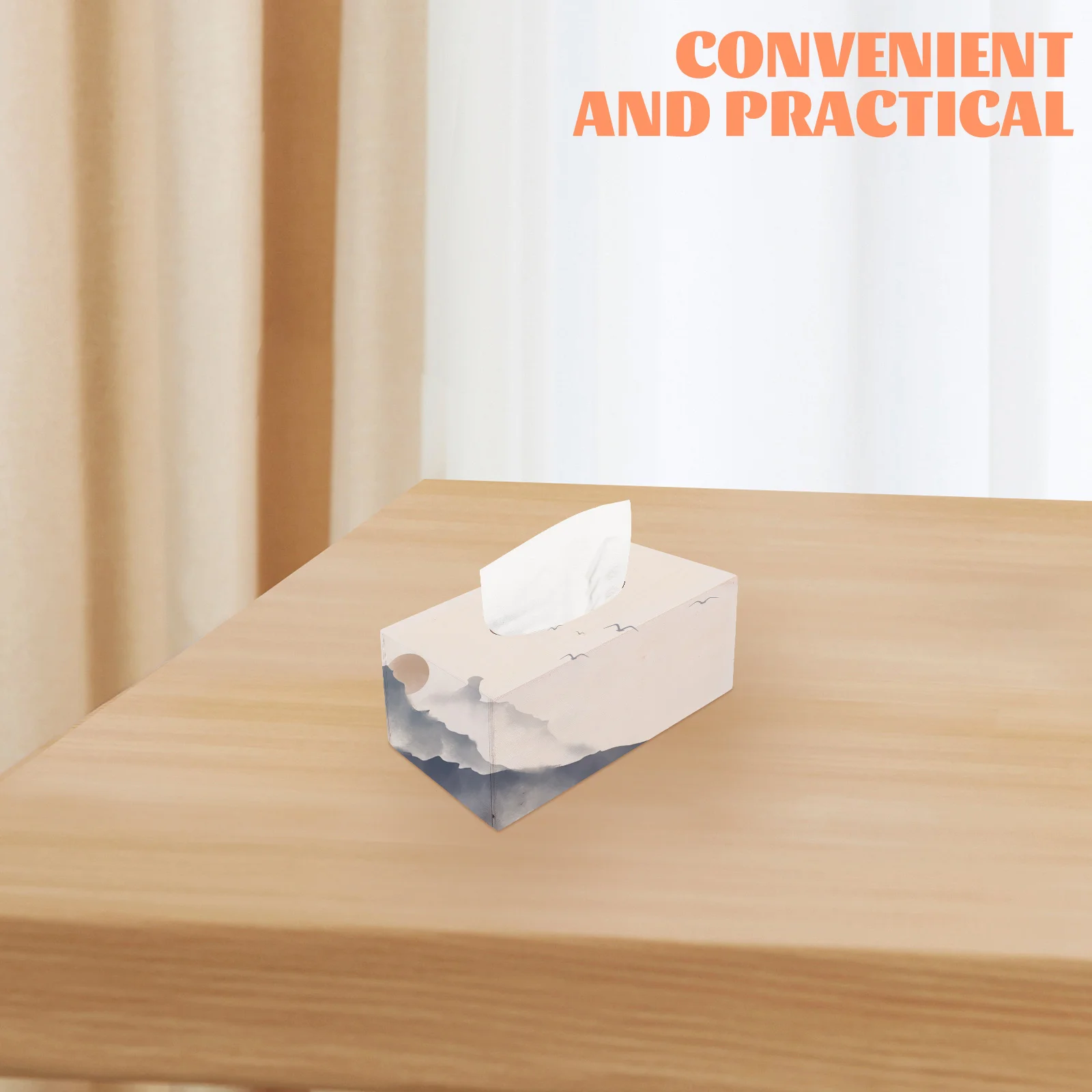 

2pcs Diy Box Wooden Handmade Craft Kit Plain Color For Kids Brain Development Home Decor Tissue Holder Handmade Tissue Box