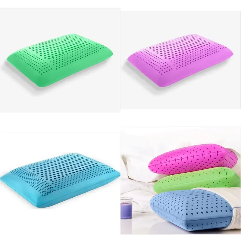 

【CHIMU HOME】Rosehan Collection Air Therapy Neck Pillow Anti-Sweat Visco Elastic Foam Lightweight Support Pillow