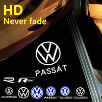 2 LED HD Car Door Logo Light Projector Lamp For VW Volkswagen Magotan Passat CC B6 B7 B8 B9 2015 2019 2020 2016 2018 Accessories