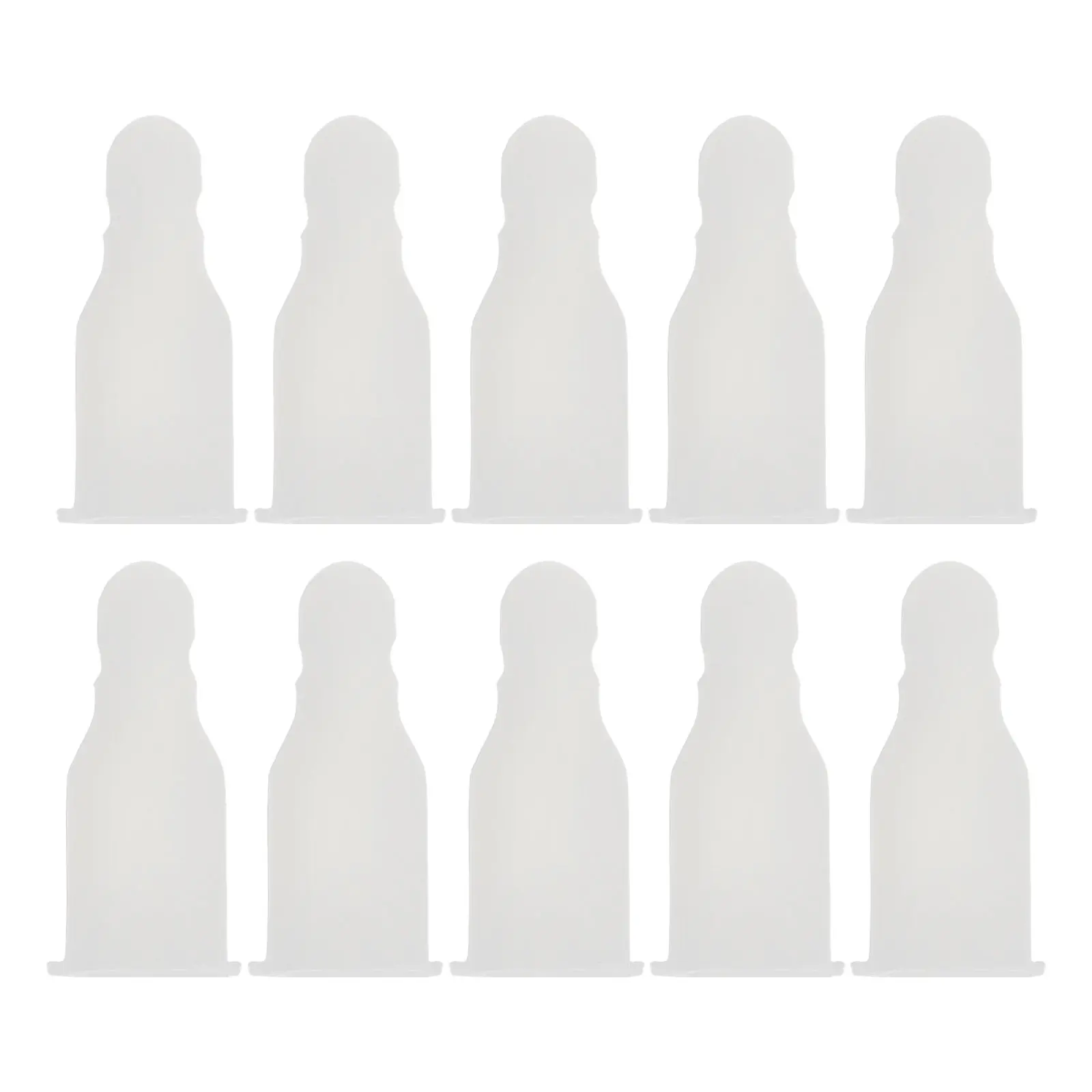 10 Pcs Plastic Tail Beads for Umbrella Repairing Rainshade Frame End Stick Tips Part