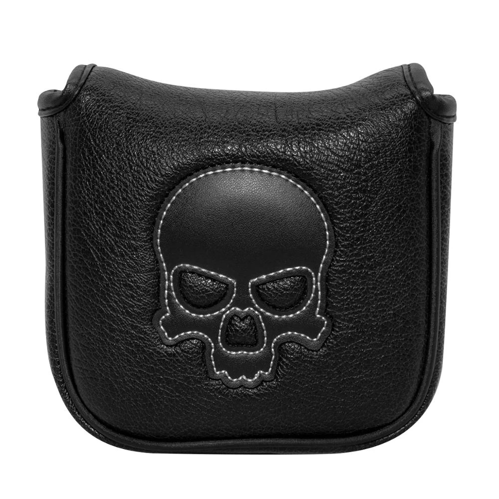 2023 Golf Club Head Covers for Putter PU Leather Square Mallet Putter Headcover with Magnetic