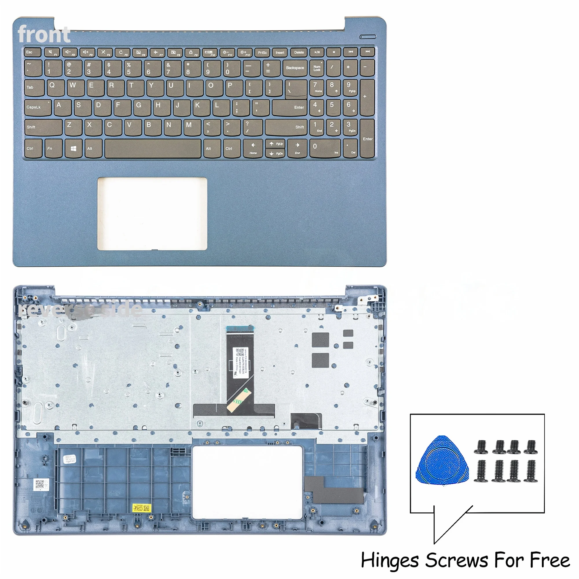 KEYBOARD With Palmrest For Ideapad 330s-15isk 330S-15IKB 330S-15AST 330s-15ARR 330S-15 Blue/Silver 15.6inch