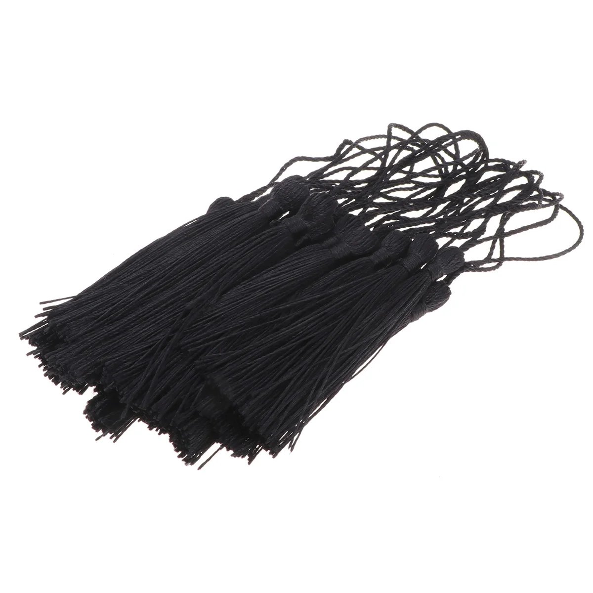 

20pcs Tassel Hanging Fringe DIY Mini Silky Bookmark Decorations Car Charms Graduation Gifts Jewelry Making Supplies