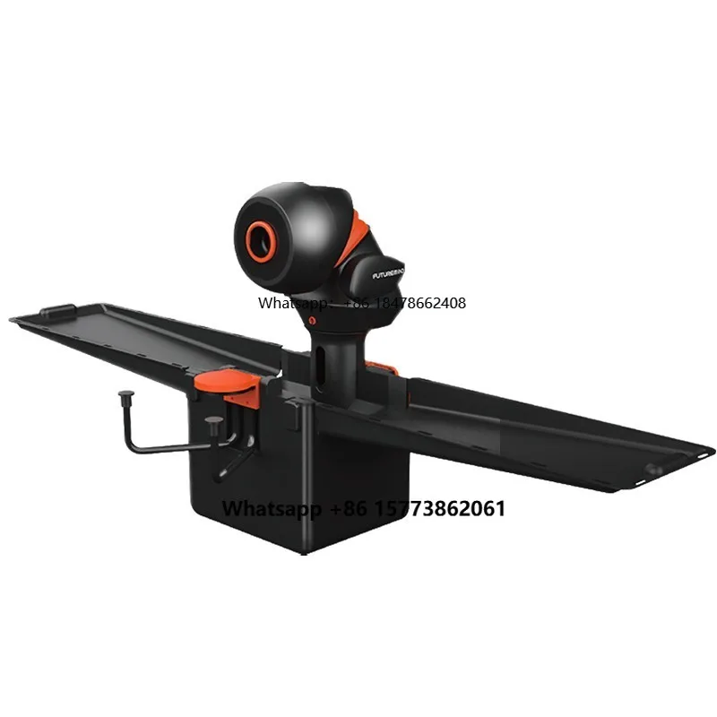 

Умная машина для настольного тенниса OMNI S Pro Black Orange Exclusive Edition с регулировкой угла наклона на 9 положений, управлением через приложение/планшет, для тренировок дома