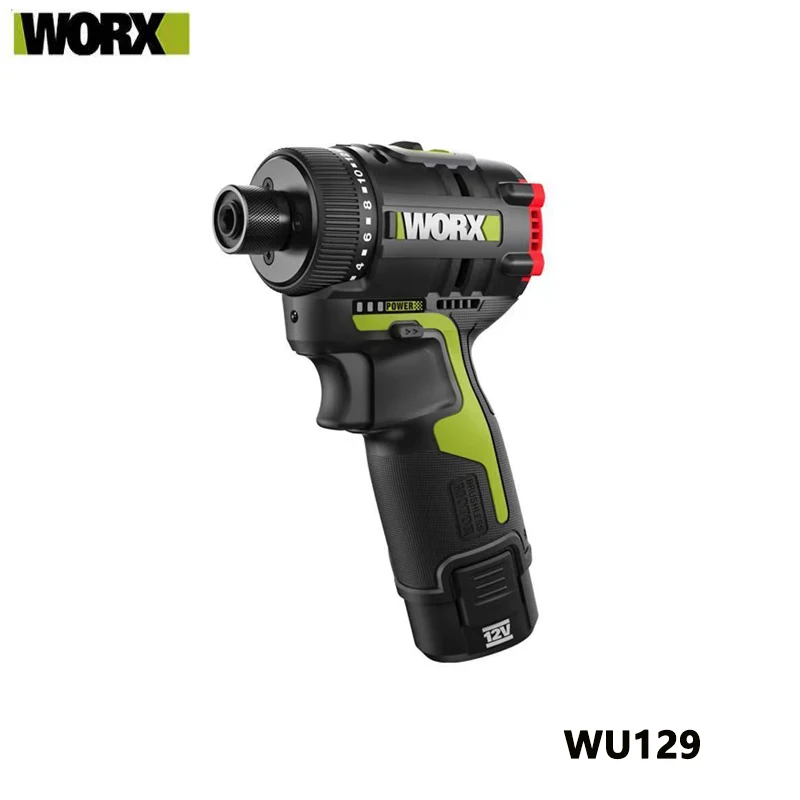 WORX Electric Drill WU129 Screwdriver Impact Driver 12V Lithium Battery Wireless Power Tools