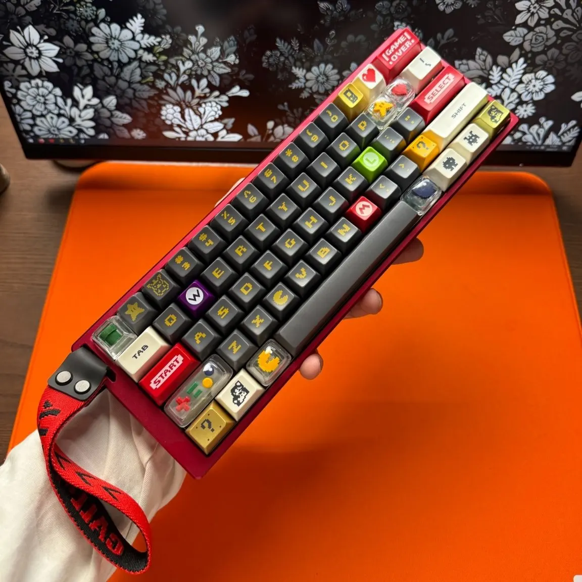 Wooting60hev2 Fully Customized Esports Gaming Keyboard Custom Wired Hot-swap RGB FR4 Positioning Plate 0.01MM Magnetic Axis