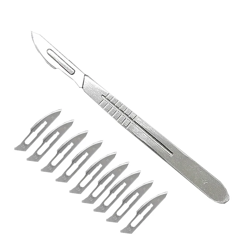 

Dental Scalpel Handle Surgical Knife Handle Stainless Steel Oral Implant Tools Dental Material 3# 4#/7#