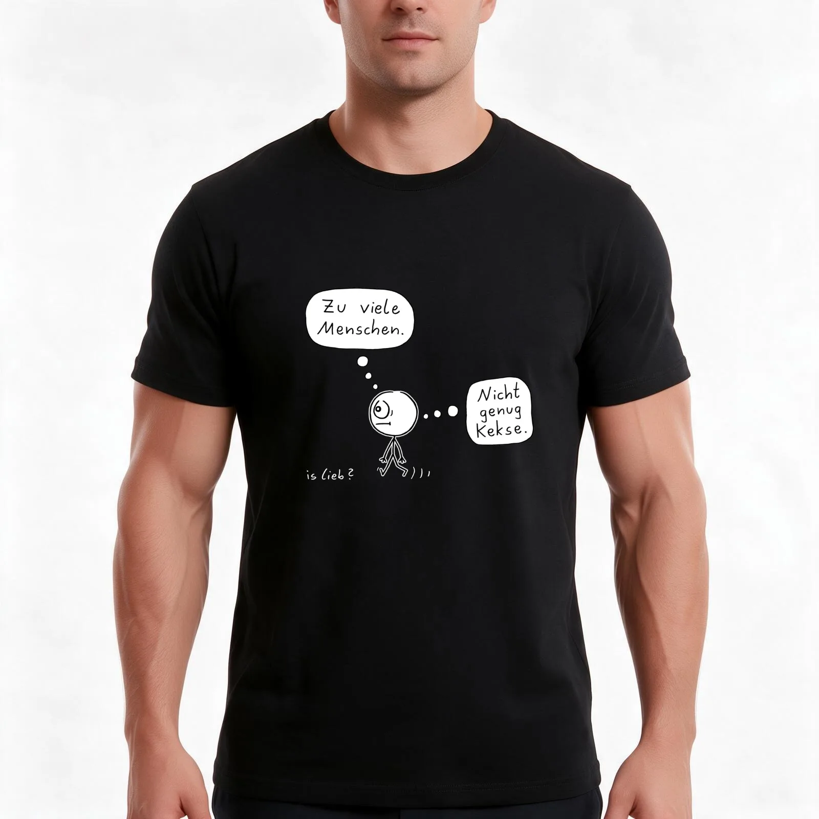Exactly wrong islieb cartoon T-Shirt, Summer Casual Cotton Tee, Oversized Streetwear Tops, Vintage Graphic Print, 100% Cotton