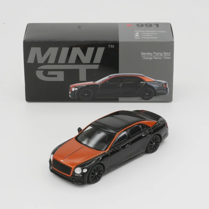 

НОВЫЙ В НАЛИЧИИ 991 1:64 Bentley Flying Orange Flame Onyx, литая под давлением модель автомобиля, коллекция игрушек