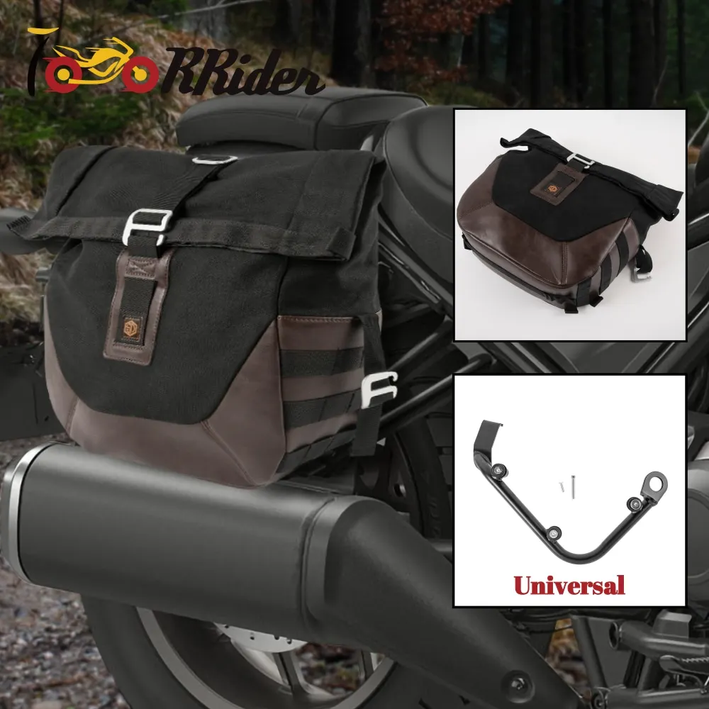 

Motorcycle Quick Release Retro-Saddlebag Support Holder Bracket Universal Right Side Luggage Rack For Honda CM CMX 1100 500 300