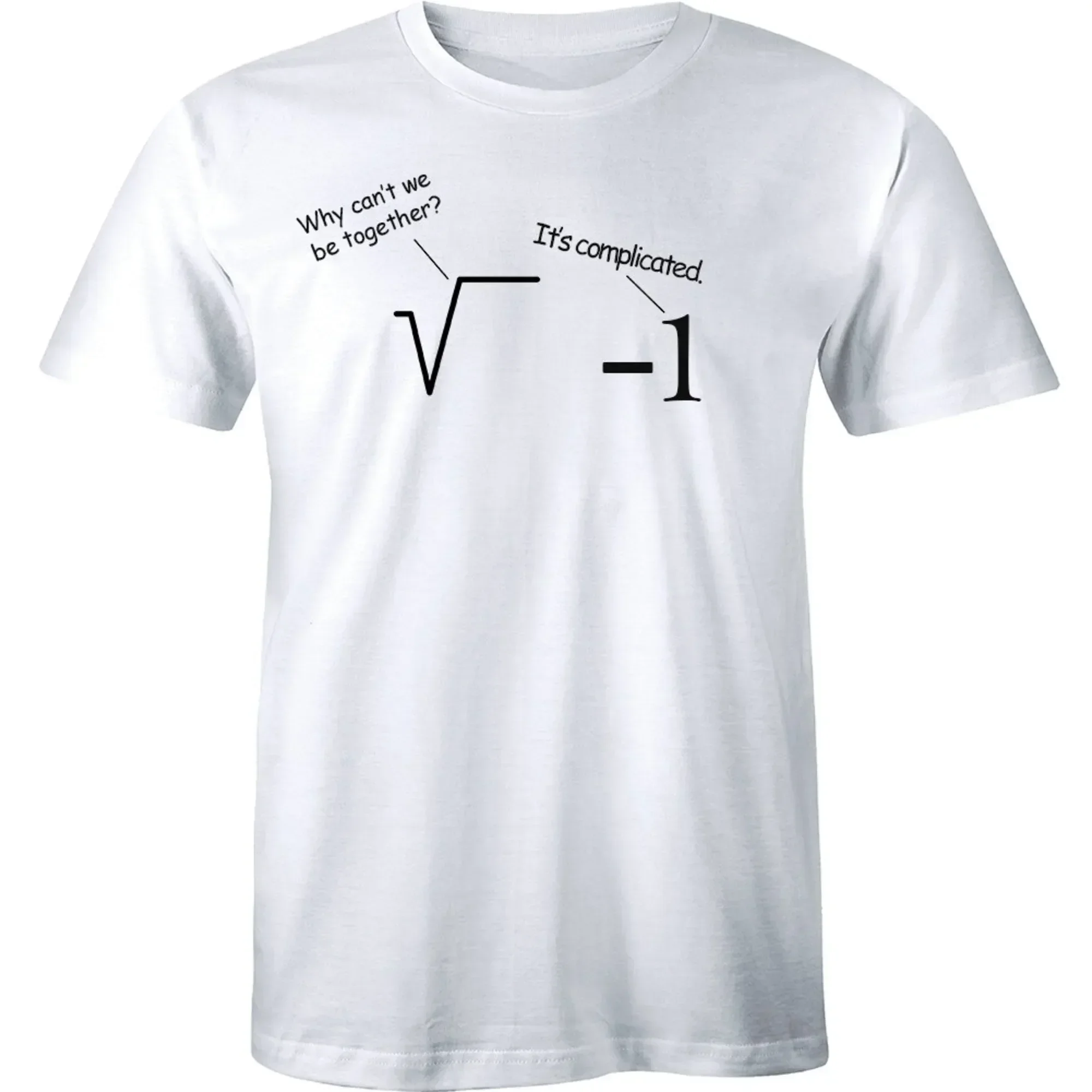 Why Can't We Be Togther It's Complicated - Funny Math Solving Men's T-shirt Tee
