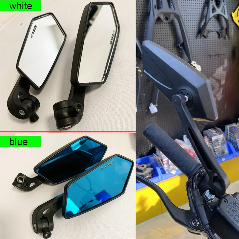 

Motorcycle Rear View Mirror Reflector 360 ° Adjustable Rotatable Handlebar Wide Angle Electric Bike Scooter Back Sight Rearview