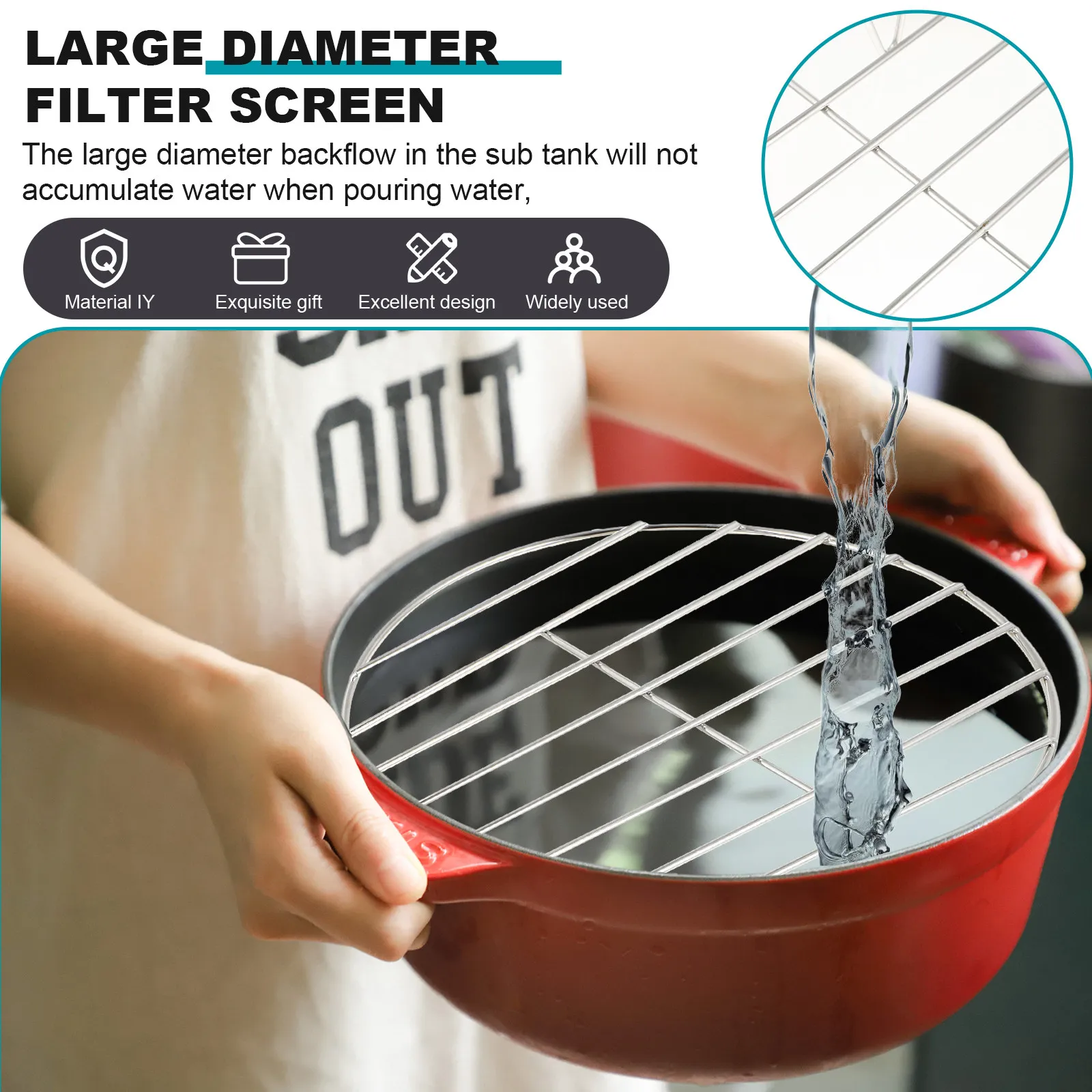 Heavy Duty Stainless Steel Steaming Rack Rust Proof Nutrient Preserving for Steam Cooker Rice Cooker Steamer Pot Kitchen Cooking