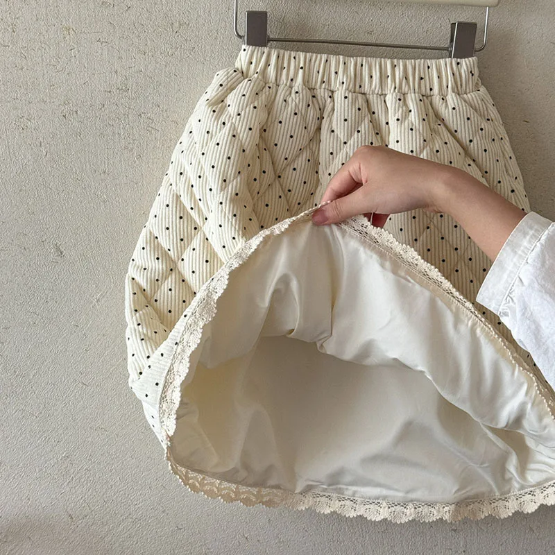 الفتيات الصغيرات ماكسي تنورة طويلة فتاة الشتاء الخريف تنورة مرونة عالية الخصر ألف خط سوينغ تنورة للأطفال حجم 2 3 4 5 6 7 8 9 10 سنوات #4