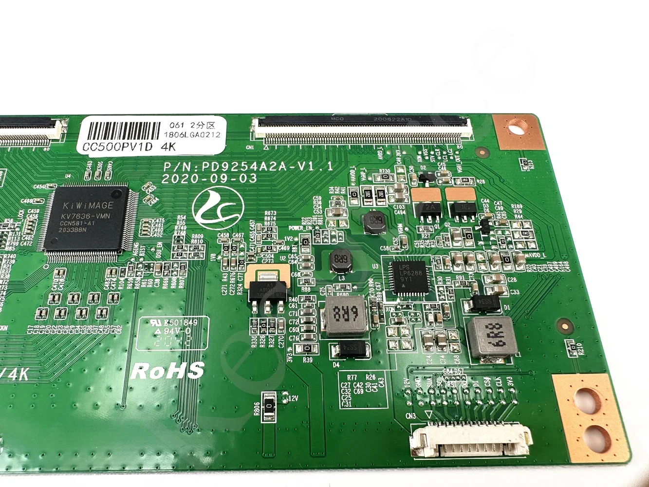 PD9254A2A-V1.1 Logic Board CC500PV7D CC500PV5D CC500PV1D screen 4K soft port