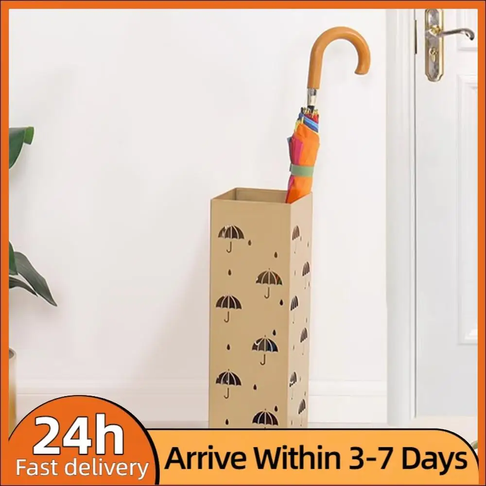 

Metal Free Standing Holder Umbrella Bucket Free Standing Metal Umbrella Stand Rack Entryway Home Hotel Office Decor