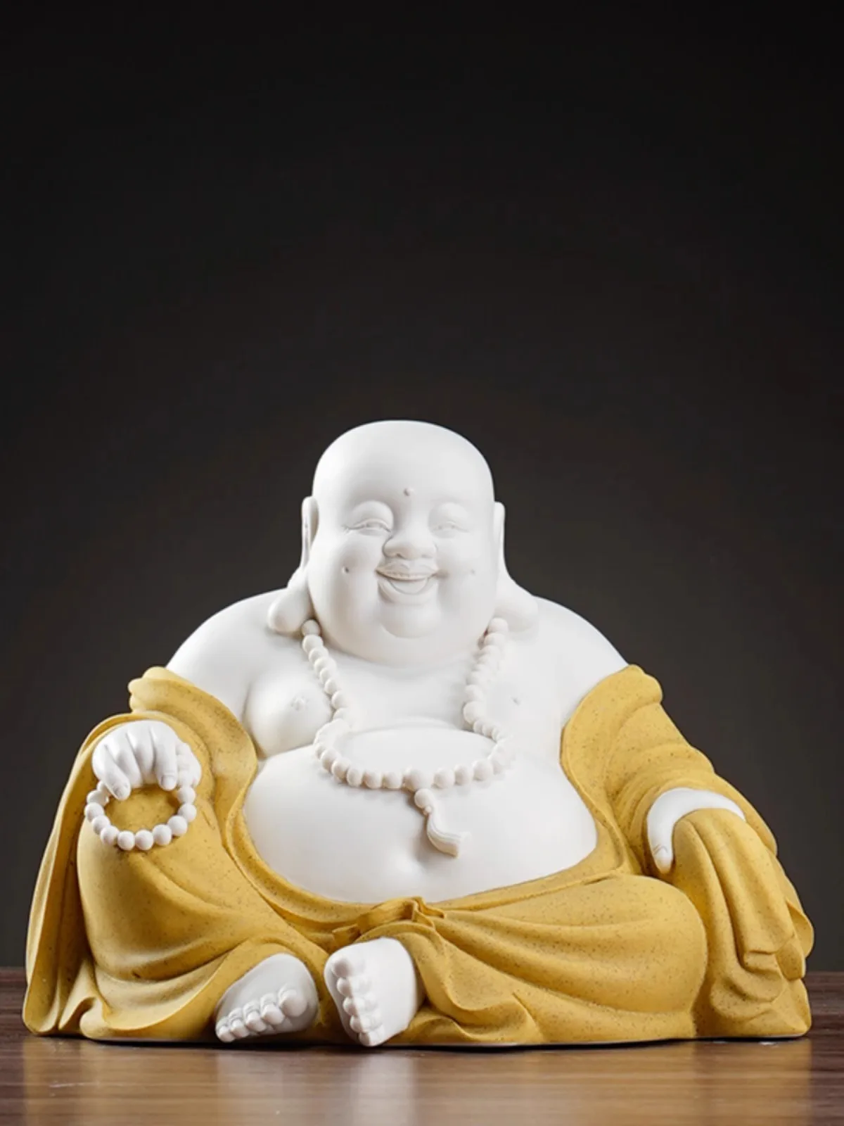 Maitreya Buddha ornaments, large bellied Buddha statues, home decor, living room, store decoration, handmade ceramics