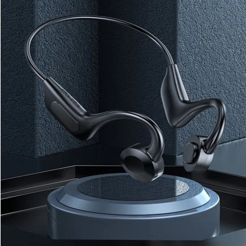 

НОВЫЕ наушники с костной проводимостью, беспроводные Bluetooth-наушники, спортивная гарнитура, громкая связь с микрофоном для бега