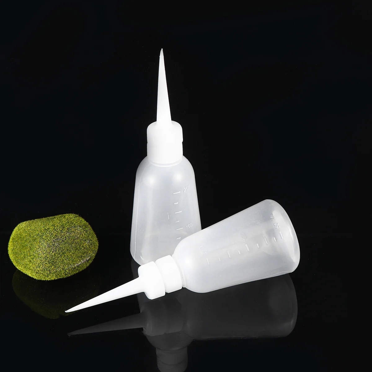 

10pcs 250Ml Point Gel Bottle Plastic Squeezable Oil Bottle For Solvents Light Oils Glue Saline Leakproof Flexible Spout Sewing