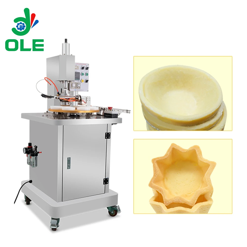 Commercial Automatic Egg Tart Making Machine Customized Egg Tart Mold SS304 Egg Tart Crust Pressing Machine