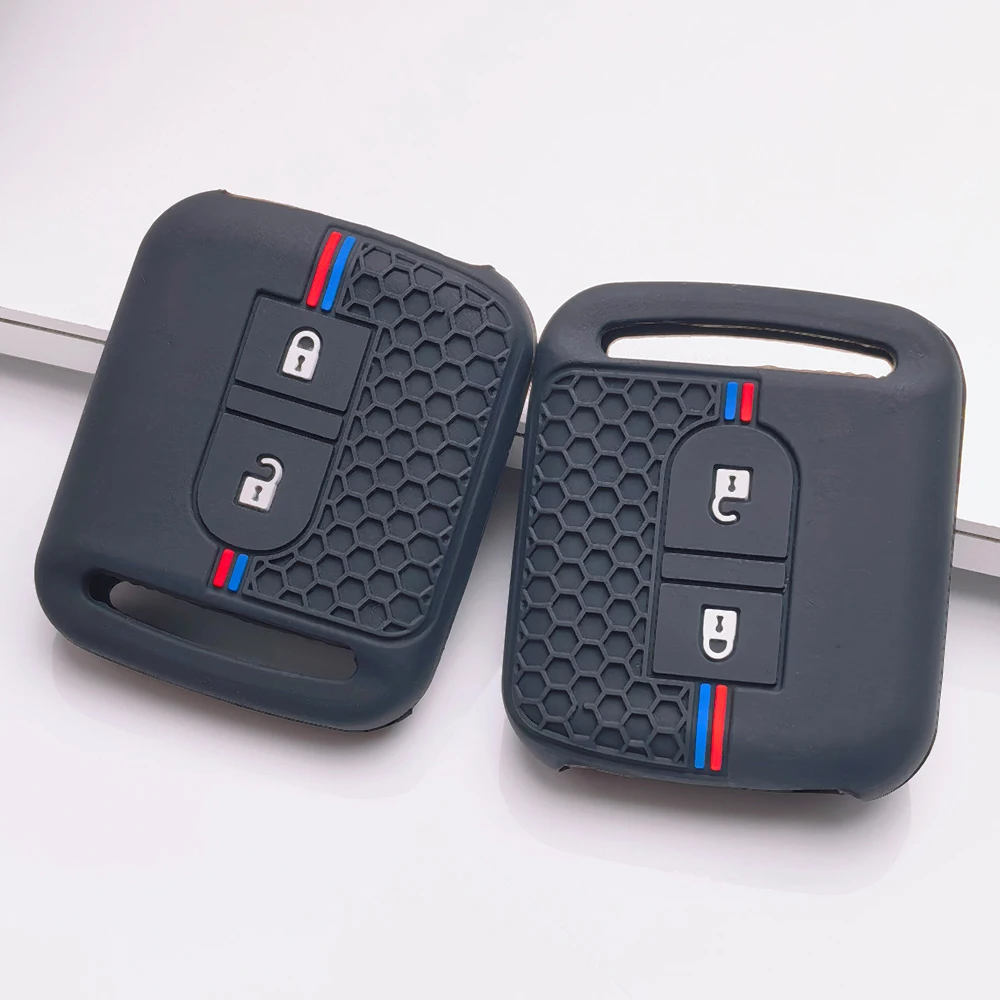 Key Case Cover for Nissan Micra Qashqai Navara D40 Dualis J10 Pathfinder R51 K12 Anti-Scratch Shockproof Soft Grip Easy Install