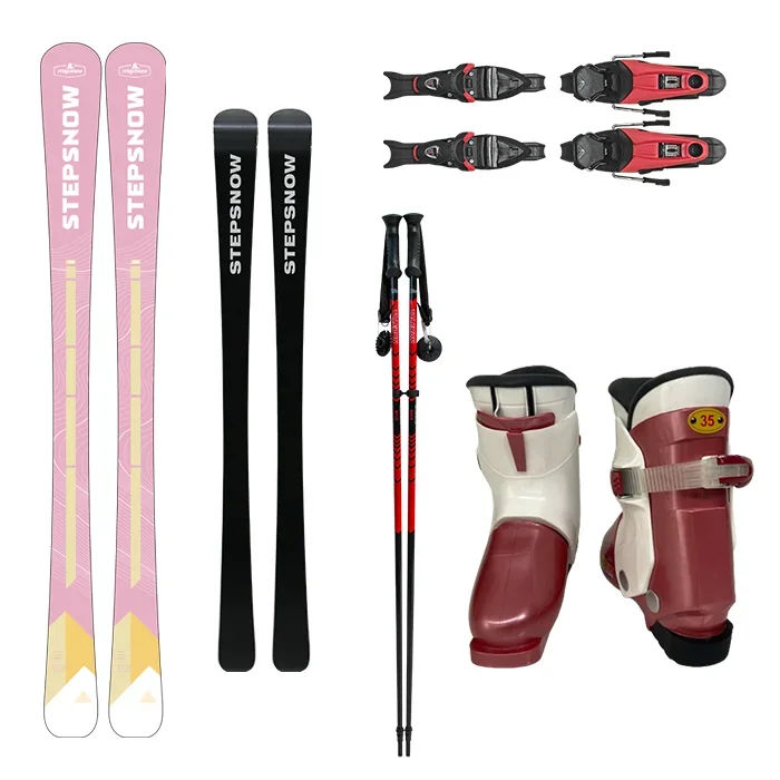 2024 new design woman skis equipment boots poles bindings outdoor winter sports OEM&ODM