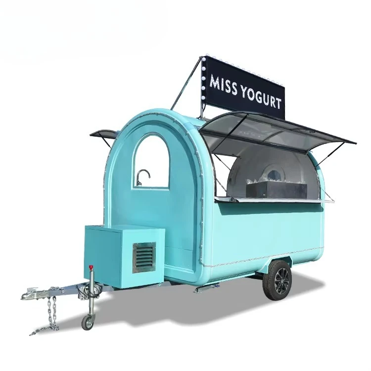 Mobile Kitchen Coffee Trailer Cart