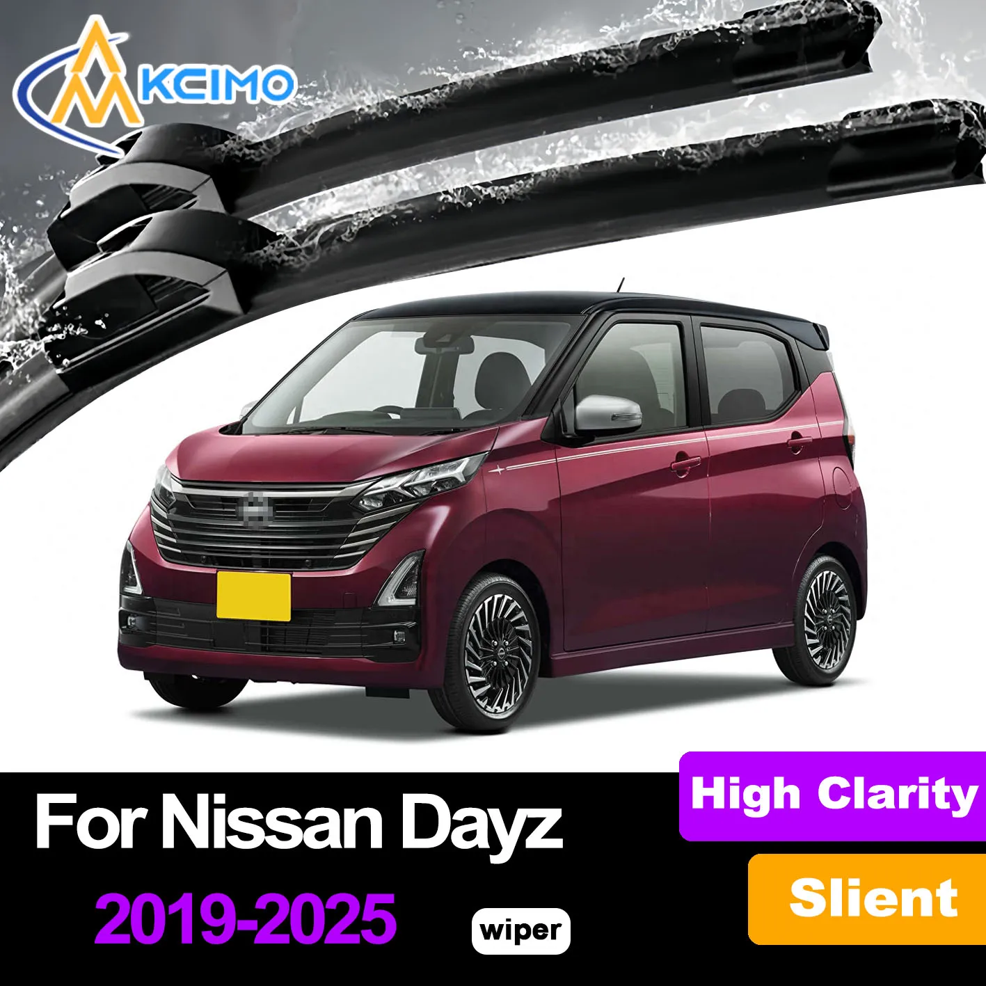 

Kcimo Front Windshield Wiper Blades For Nissan Dayz 2019-2025 Windscreen Window Car Accessories