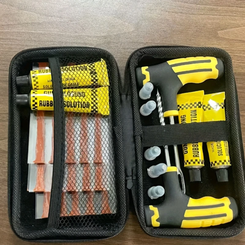 Reparaturset für Fahrradreifen – Pannenpflaster-Sets für Fahrradschläuche mit vulkanisierten Flicken, für Radfahren, Straße, Mountainbike