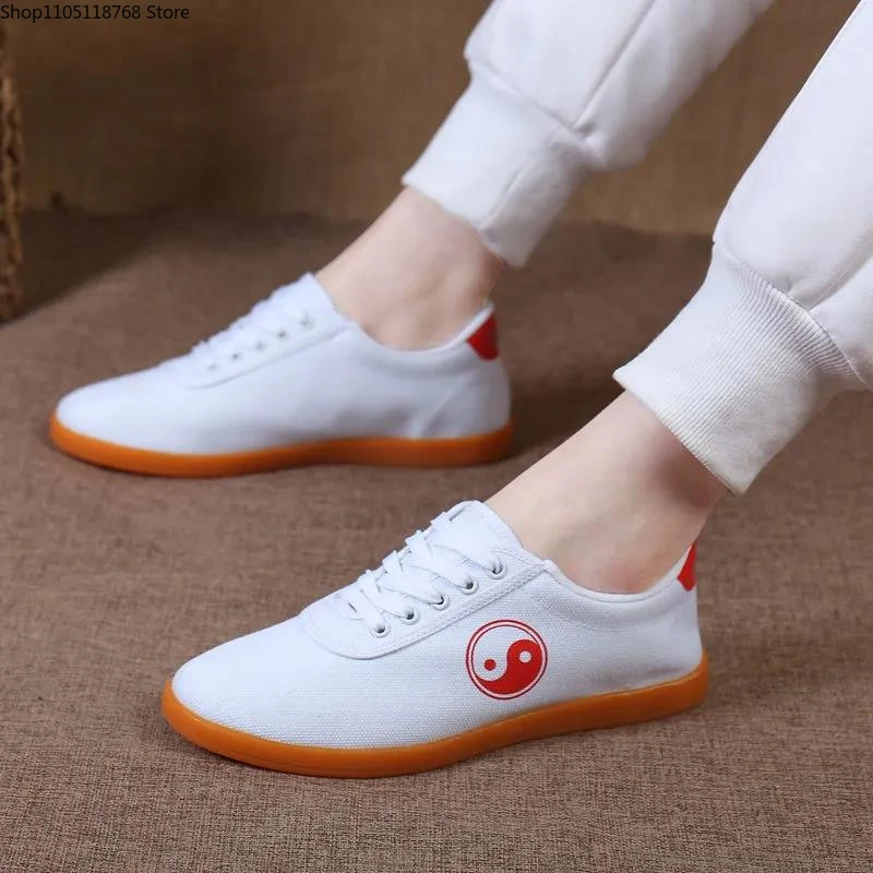 Martial Arts Shoes Unisex Adult Exercise Chinese Traditional Beijing Tai Chi Kung Fu Team Performance Match Sneakers