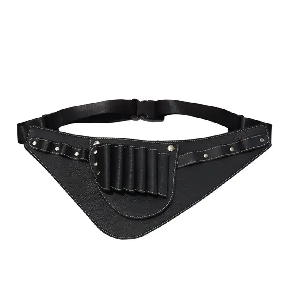 PUレザー製理髪ツールバッグ、耐久性があり調節可能なウエストベルト付き理髪ツールバッグ、ウエストベルト/ショルダーベルト付き理髪バッグ、理髪店用