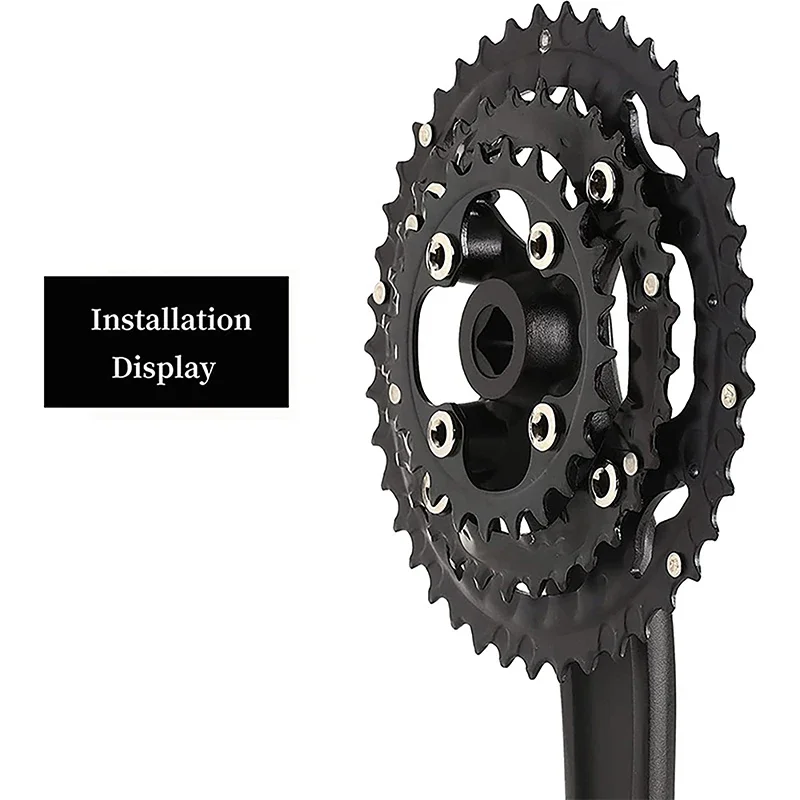 

Набор велосипедных звездочек BUCKLOS 22T/32T/44T 3x9S, велосипедное кольцо 104BCD, прочная тройная звездочка для горного велосипеда 104/64BCD