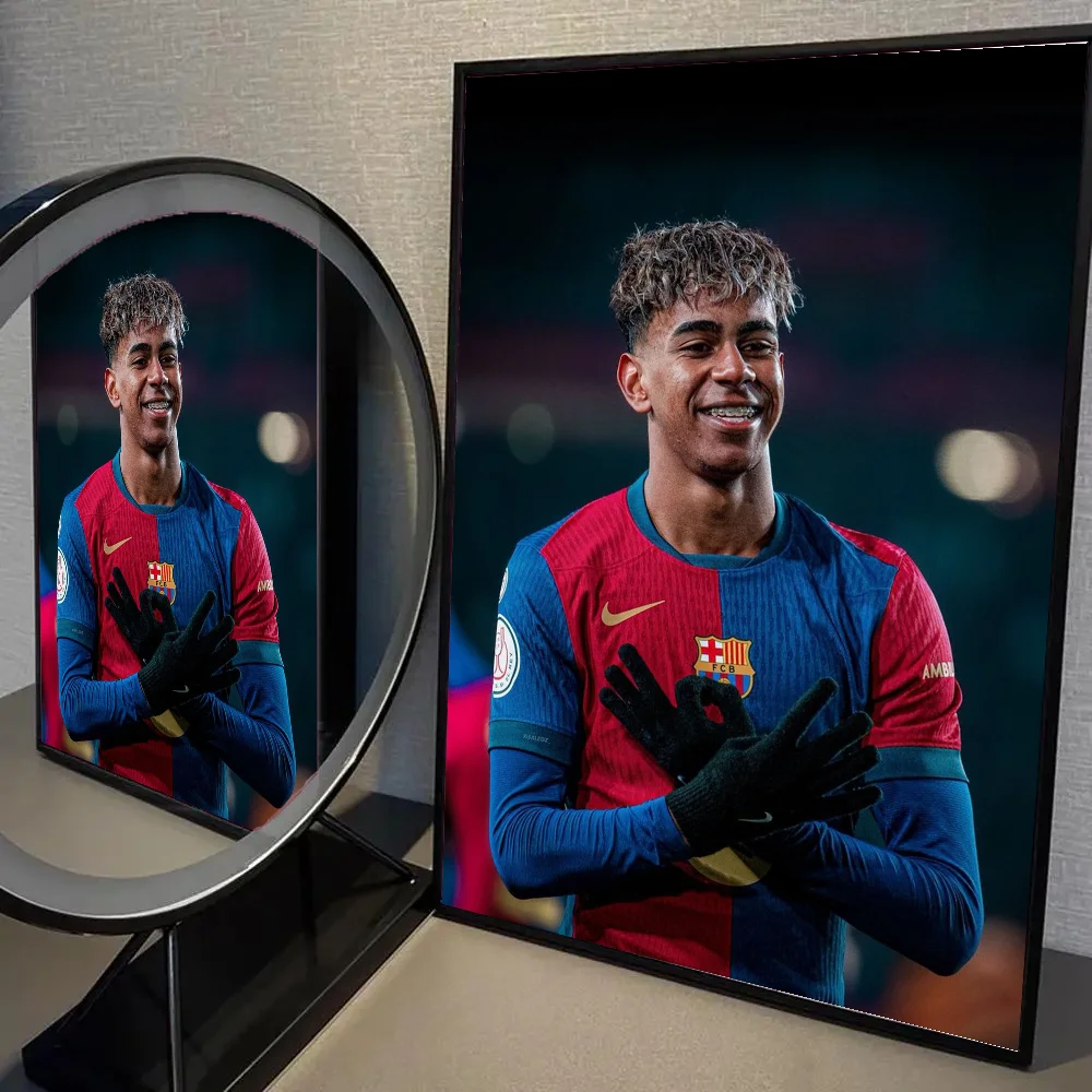 لامين لاعب كرة القدم Y-Yamals 19 ملصق HD ملصقات غرفة المنزل مقهى ديكور الفن طلاء جدران صورة #4