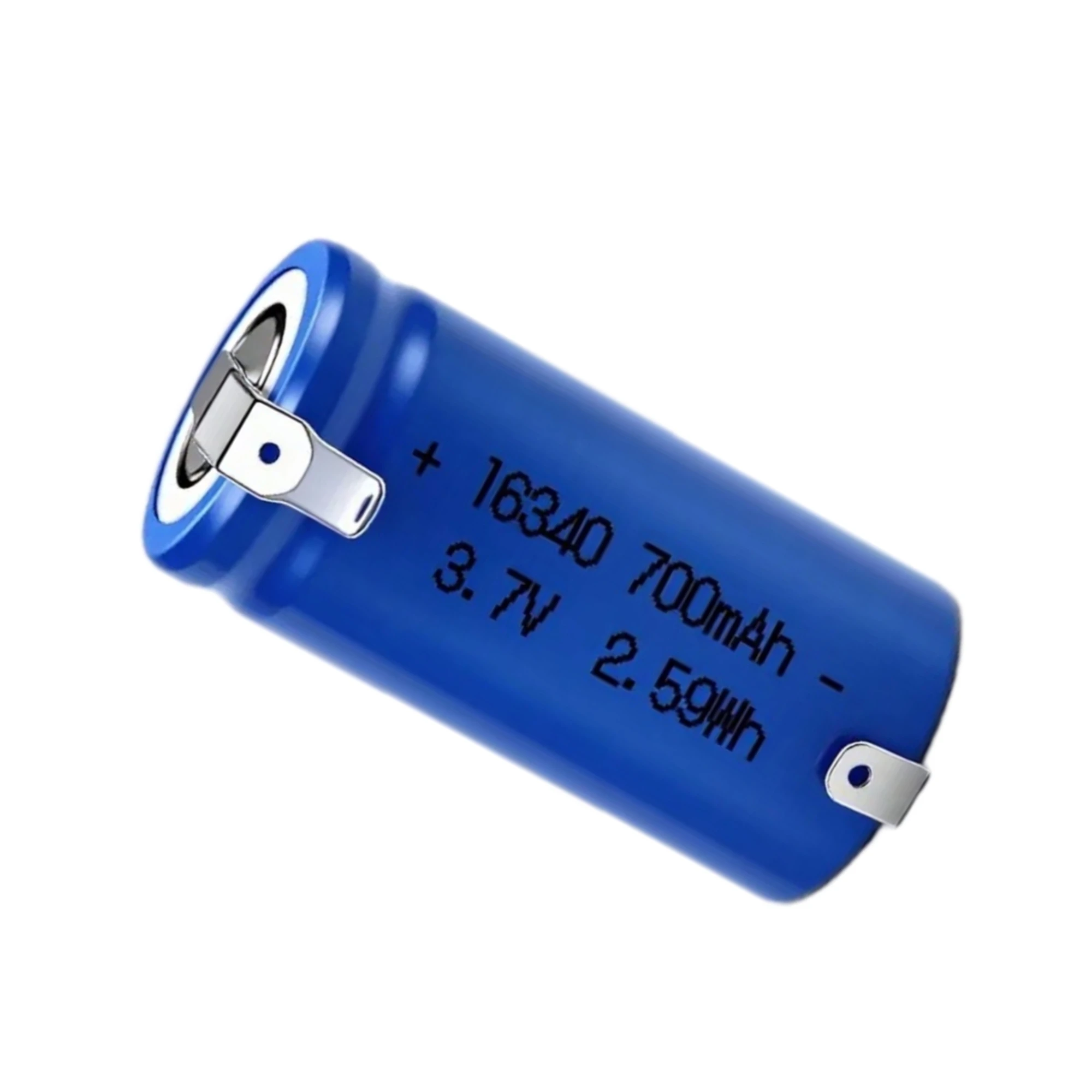 4 個 16340 3.7V 700mAh CR123A 充電式リチウム電池はんだタブ付きデジタルカメラトランシーバー電動歯ブラシ用