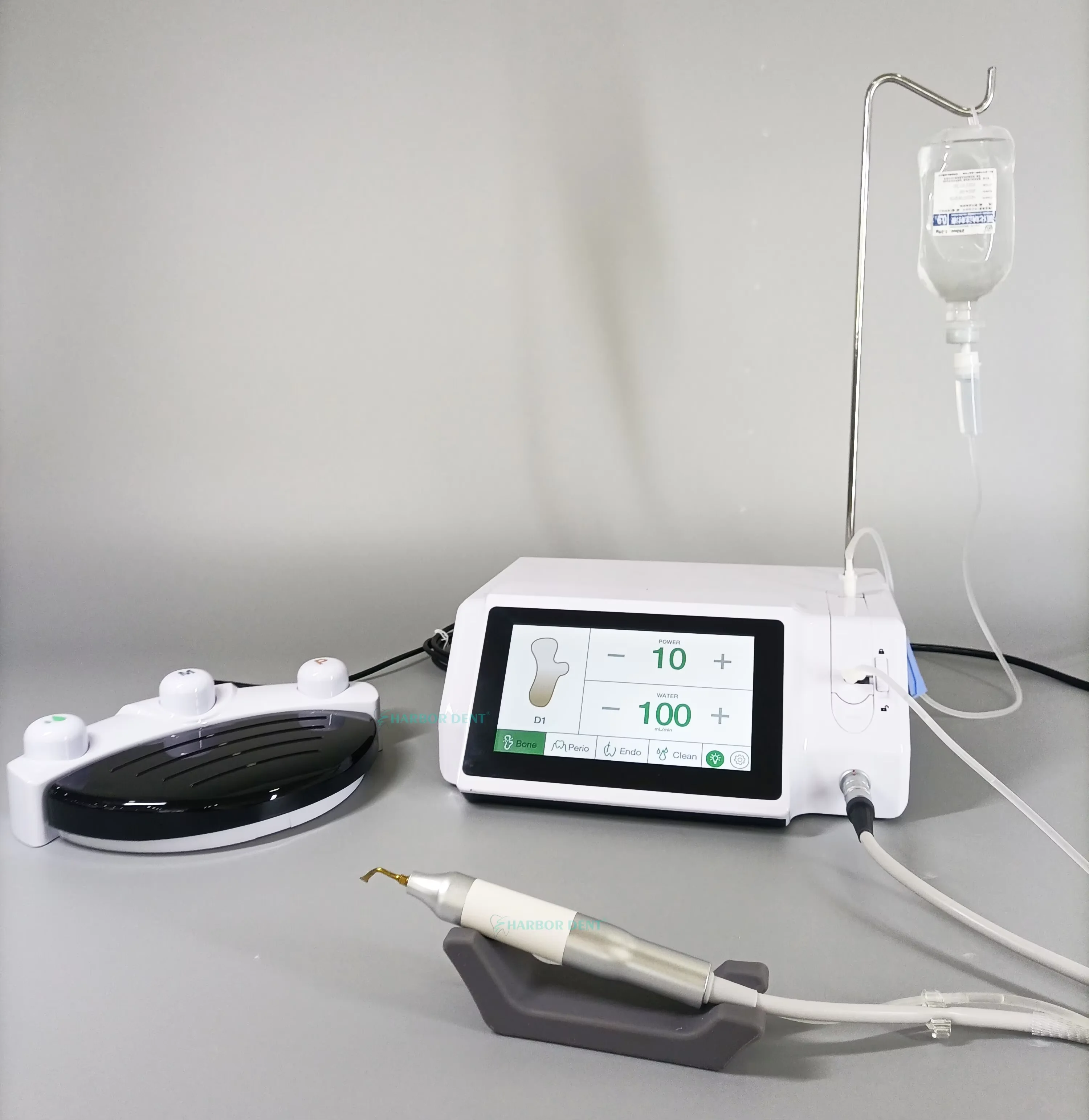 Dental Piezo Electric Surgery Unit Ultrasonic Osteotomy Machine Bone Cutter Tips Minimally Invasive Surgical Device Foot Pedal