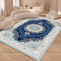 Classic Persian Red Luxury Rug for Living Room Bedroom Premium NonSlip Carpet Elegant Tea Table Kitchen Floor Mat Home Decor