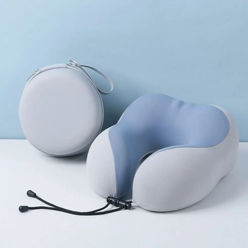 

Slow Rebound U-shaped Travel Pillows Storage Bags Cooling Neck Support Cushion Washable Comfortable Sleeping Neck Pillow